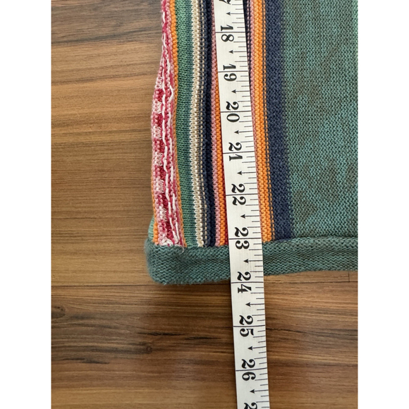 Chaps Southwestern Aztec Stripe Sweater Women's S Boho Coastal Grandma Knit Top - Picture 7 of 8